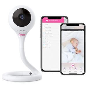 NWT IBaby Unisex M2C WiFi Baby Monitor Camera W FHD Audio/Night Vision-white